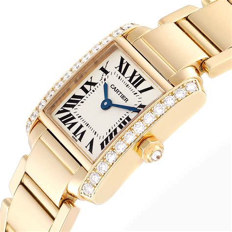 cartier tank gold womens|cartier tank francaise 18k gold.